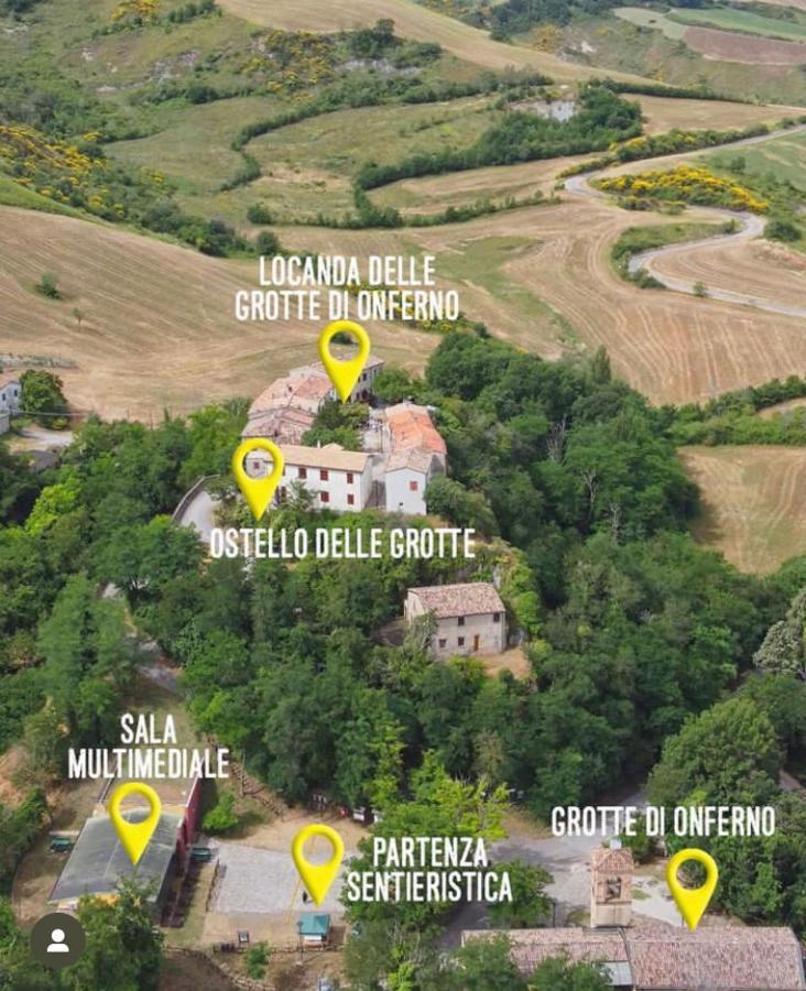 Hotel Locanda Delle Grotte Di Onferno Gemmano Exterior foto